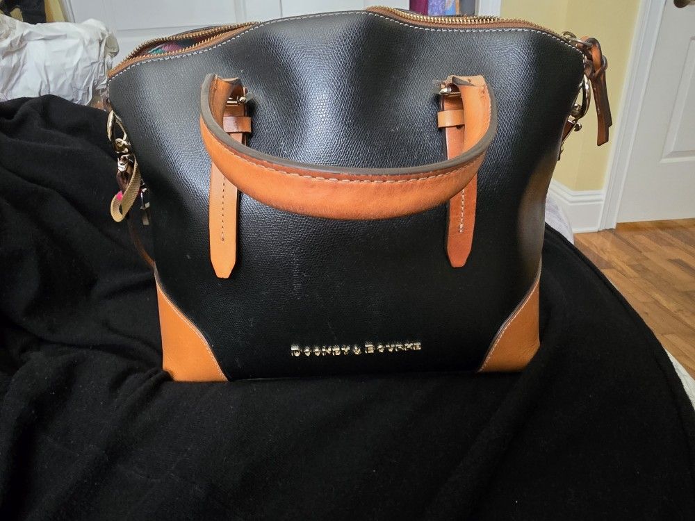 Dooney &Bourke Pebble Grain Domed Satchel