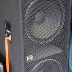 Yamaha Dual 18" Subwoofer (2400W) + Amp + EQ + Compressor