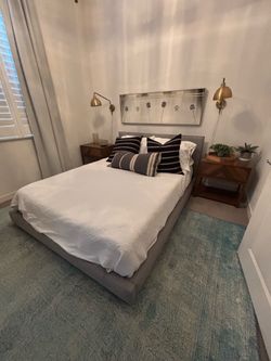 West Elm bed frame- Queen size