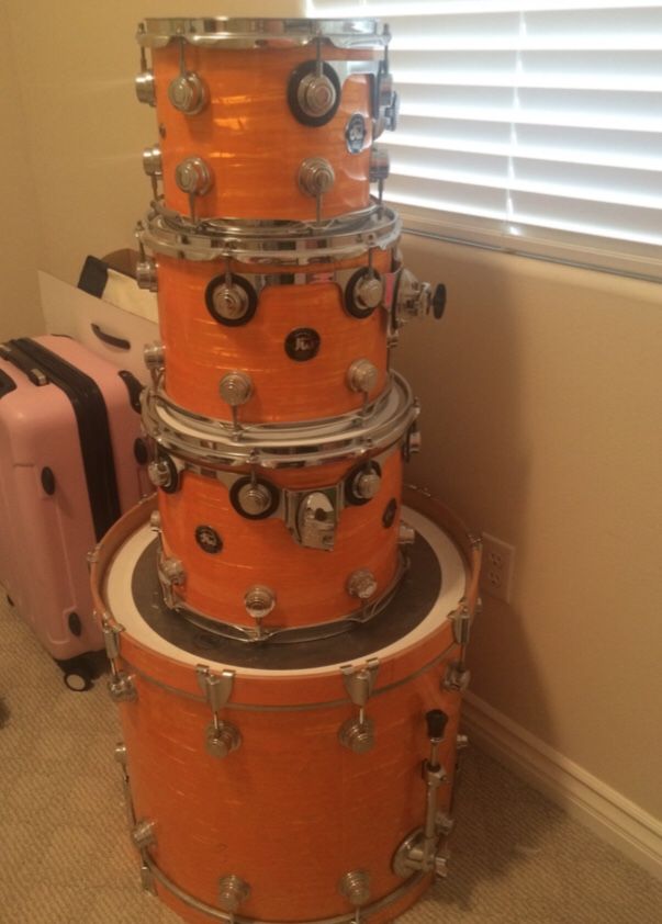 DW Drum Workshop Collectors Series 4 Piece Drums Set Maple including EXTRAS!