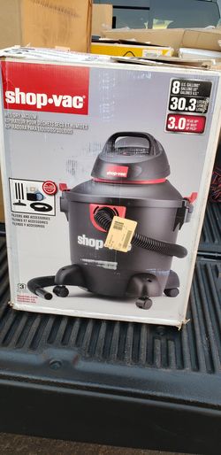 Shop vac 8 gallon 3.0 peak horse power new