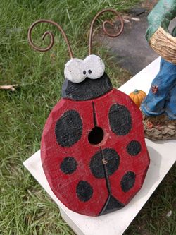 Lady bud bird house