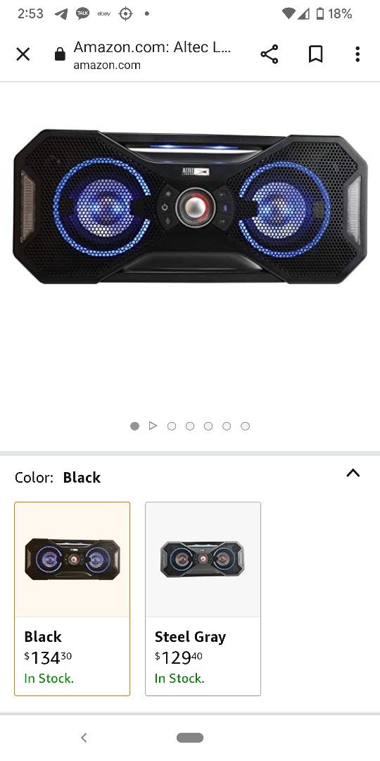 Altec Lansing Bluetooth Speaker 