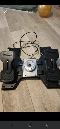 Logitech Rudder Pedals with Toe Brakes