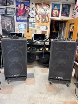 Carvin Model 993 Dual Speaker Cabinets with AMP
