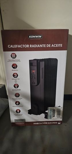 Knowing 1500-Watt Indoor Electric Oil-Filled Radiator Space Heater