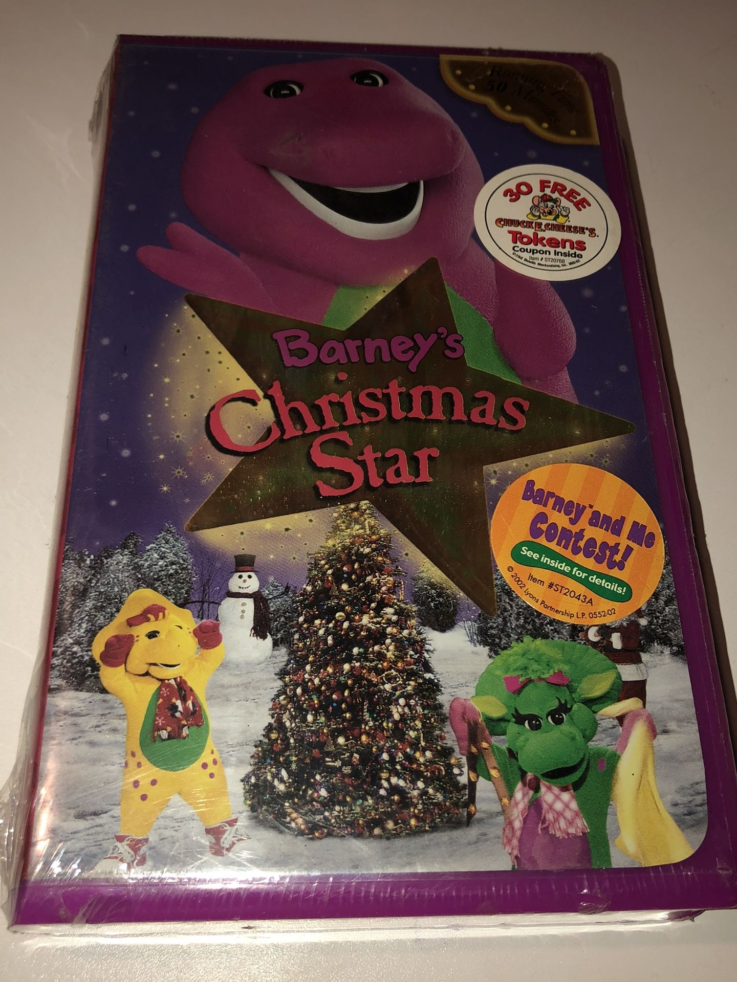 New Barney Christmas Star VHS Movie