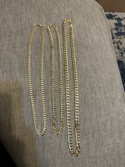 Three Stainless Steel Chains