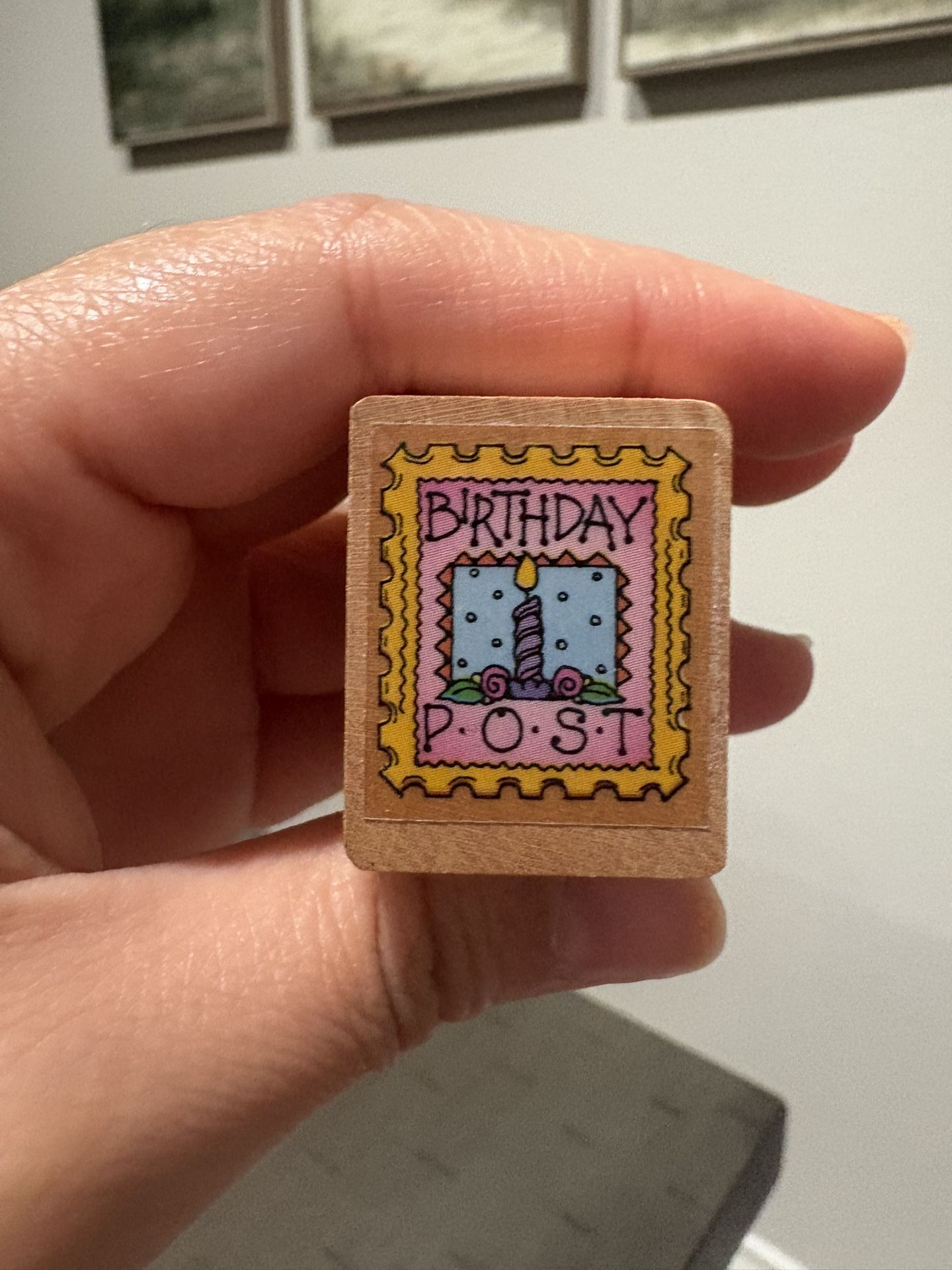 Vintage Set Of Rubber Stamps