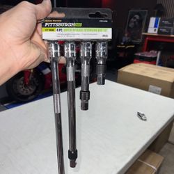 PITTSBURGH PRO 1/2 DRIVE 4 PC. QUICK-RELEASE EXTENSION BAR SET