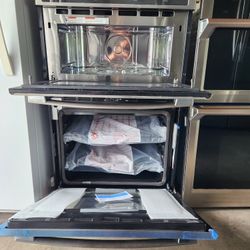 27-inch wide oven. It's the new GE brand 2.20 electric combo.