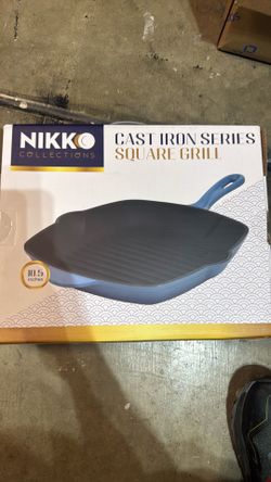Cast iron square grill new in box