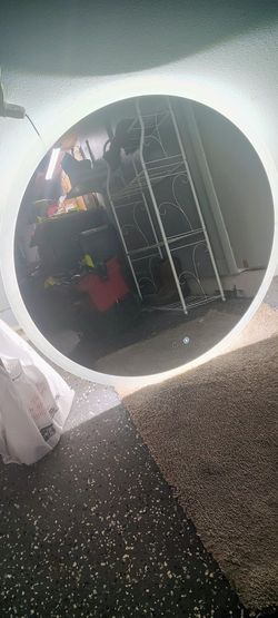 Round Led Heated Mirror