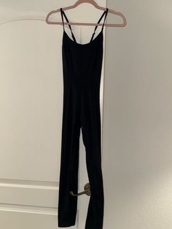VS Sport Black Spaghetti Strap Jumpsuit
