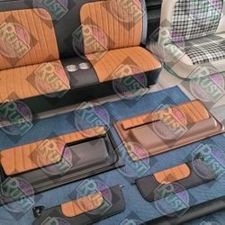 1972 C10 BLACK N TAN INTERIOR KIT
