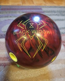 Used Hammer Black Widow 15 Lb Ball