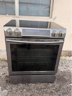 Stove black stainless steel Samsung