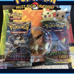 2022 Pokemon TCG Back To School Pikachu Eraser 2 Booster Pack Blister Sealed