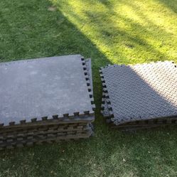 Rubber Work Out Mats