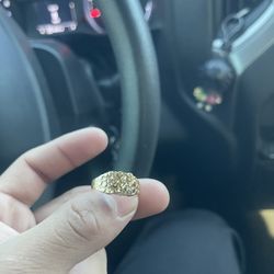 Gold Nugget Ring