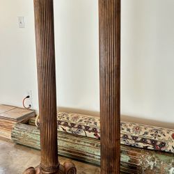 Antique Wood Pillars
