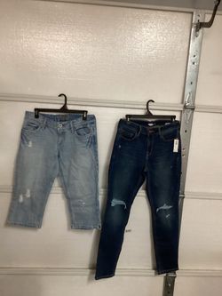 Two pair of women’s jeans, size 8