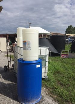 35 gallon plastic barrels good water storage