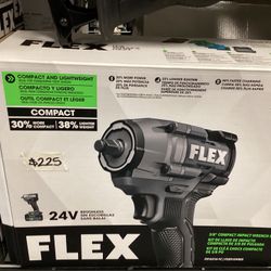 FLEX 24V Brushless 3/8 Compact Impact Wrench (Kit) $225