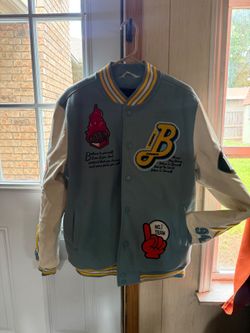 Bleecker & mercer Embroidered Varsity jacket(brand new)