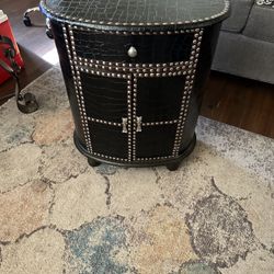 End Table With Rivets 