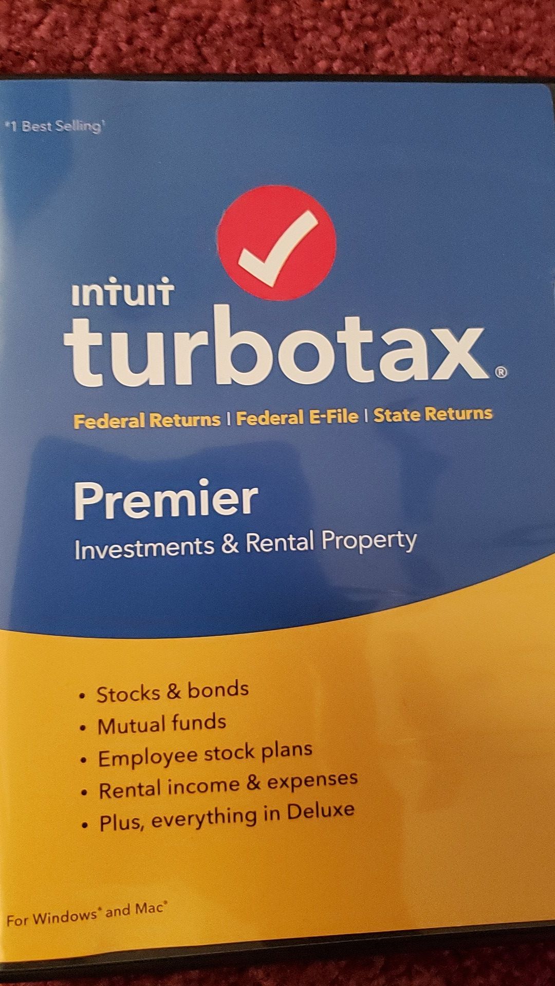 Turbo tax premier 2018