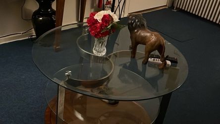 Modern Glass Top Coffee Table