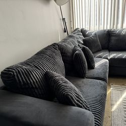 Dark Grey Couch 