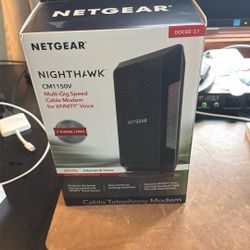 Netgear Comcast Modem - Internet And voice