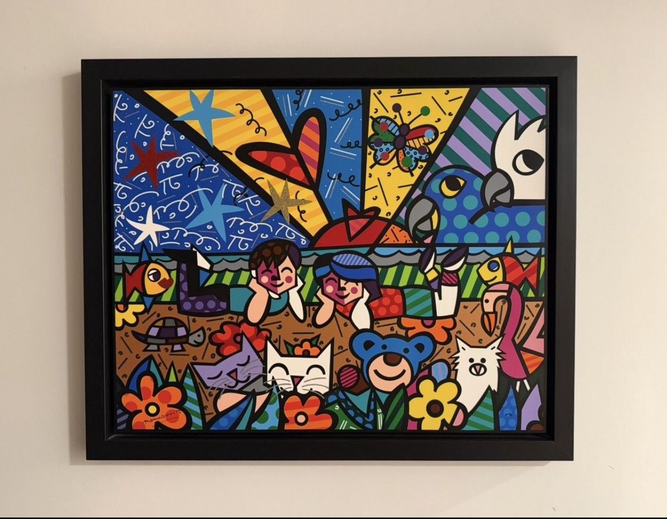 “In the park” - AP by Romero Britto