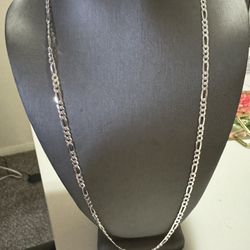 Figaro Chain 26” 925 From Italy 