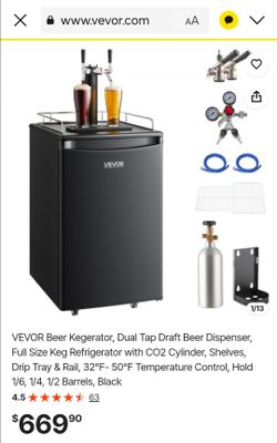 VEVOR Dual Tap Beer Kegerator