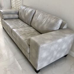 Bonded Leather Coach and loveseat