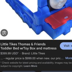 Little Tikes Thomas bed READ DESCRIPTION 