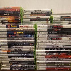 100 Games XBOX 360 all different and complete in very good condition
