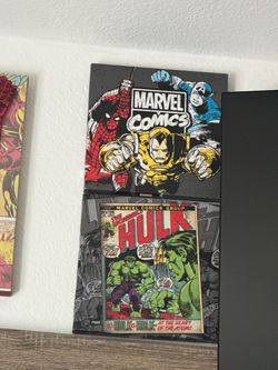 Marvel Comics Wall Art Canvas Panels