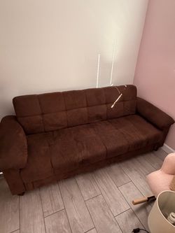 Brown Futon Couch