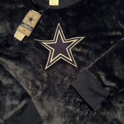 Dallas Cowboys Women’s Velour Pullover Sz Large 