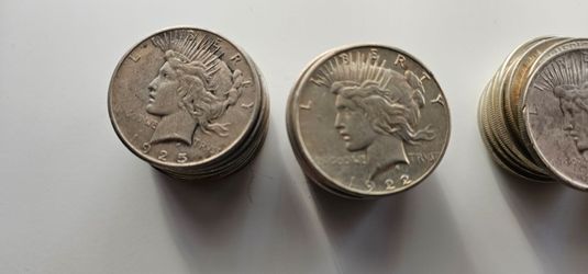 40 Peace Silver Dollars