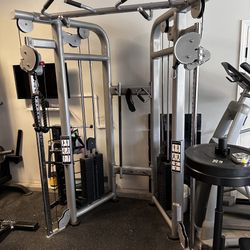 Commercial Dual Pulley Cable Trainer Gym Equipment Free Delivery And Set Up 