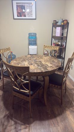 marble table