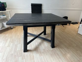 Dining Table Black Wood