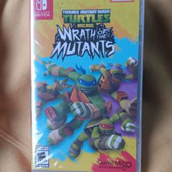 Nintendo Switch Teenage Mutant Ninja Turtles Arcade Wrath Of The Mutants Video Game Brand New