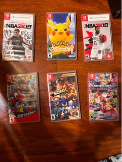 Nintendo Switch Game Bundle – Mario Kart, Pokémon, Mario Odyssey + More