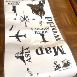World map poster brand new 